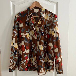 Sezane Women's Pierro Shirt - Vahine Flowers - Size 36 / US Size 4